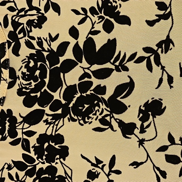 Floral Nude Illusion Top XL - Picture 2 of 8